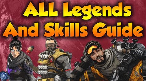 Apex Legends All Characters Guide Abilities Apex Legends Battle