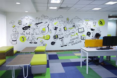 21 Most Beautiful Walls Seen In Offices Around India