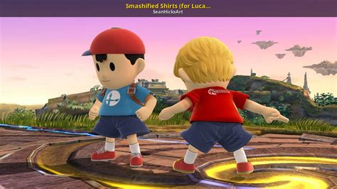 Smashified Shirts For Lucas And Ness Super Smash Bros For Wii U