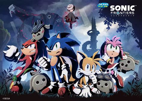 Sonic The Hedgehogs Wallpaper With Various Characters In Front Of A