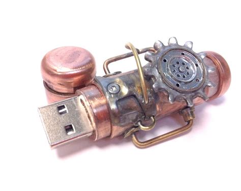 Steampunk 8gb Usb Flash Drive Model 361 In A Tin Box Etsy