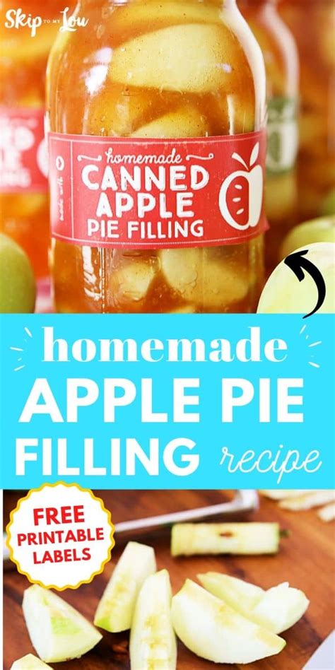 Homemade Apple Pie Filling Recipe Skip To My Lou