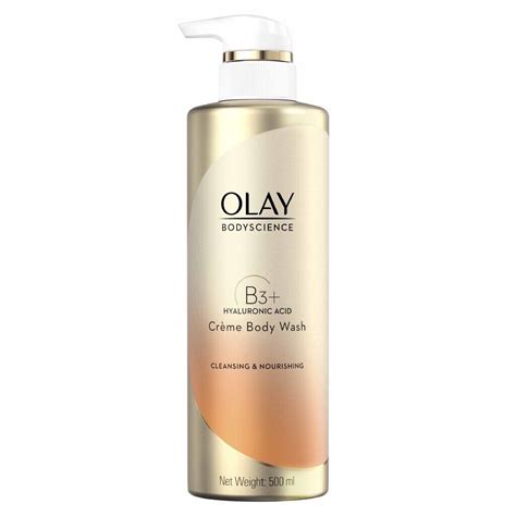 Olay Crème Body Wash Cleansing And Nourishing Niacinamide Hyaluronic