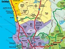 San Diego County Zip Code Map - FULL (County Areas colorized) – Otto Maps