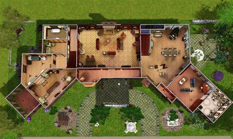 Craftsman house plan 93483 | total living area: Salvatore House Plan Mod the sims - glenridge hall - the ...