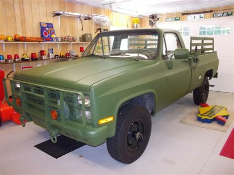 New Parts 1986 Chevrolet M1008 Cucv 62 Military Military Vehicles
