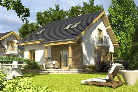 Projekt domu Puszczyk bez garażu B (THB-958) - 122.6m²