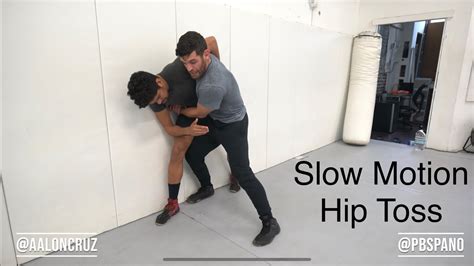 Slow Motion Hip Toss Cage Wrestling Youtube