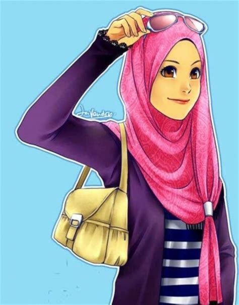 Kartun Muslimah Keren Cantik Gaul 55 Koleksi Gambar