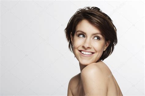 Beautiful Woman Smiling — Stock Photo © Sanneberg 71061393