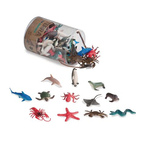 G1546042 Terra By Battat Miniature Sea Animals In A Tube Pack Of 60