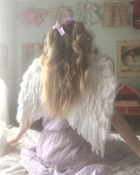 celia lou on instagram “dizzy dreams” girl angel aesthetic angelcore aesthetic