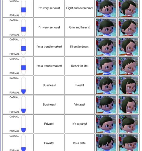 This chart will show how to answer those questions to get the hair that you want. ACNL hair/eyes (Long post!)