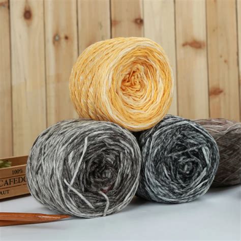 Segment Dyed Merino Wool Yarn 4 Pcs Soft Warm Baby Knitting Wool Yarn