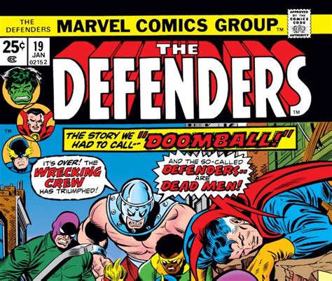 Defenders 1972 19 Comic Issues Marvel