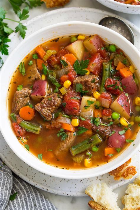 The Most Satisfying Beef And Vegetable Soup Easy Recipes To Make At Home
