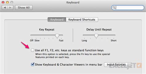 How To Use Mac Function Keys With Excel Exceljet