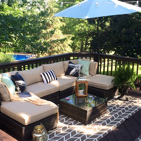 Deck And Outdoor Dining Area Reveal Making Lemonade