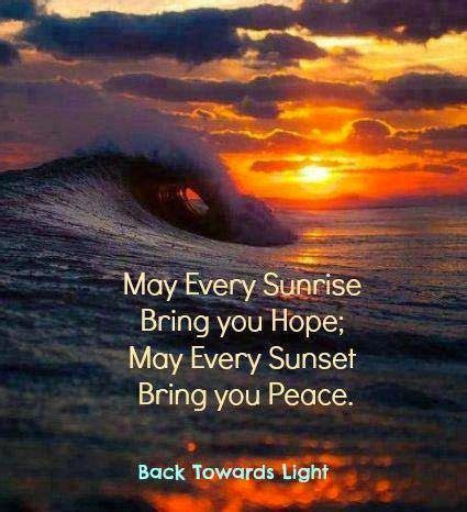 But the moment you say that it is a beautiful sunset, you are no longer feeling it; Hope And Peace Pictures, Photos, and Images for Facebook ...