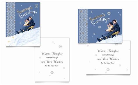 Purchase card stock that is designed for greeting cards from specific manufacturers. Microsoft Word Greeting Card Template New Children ...
