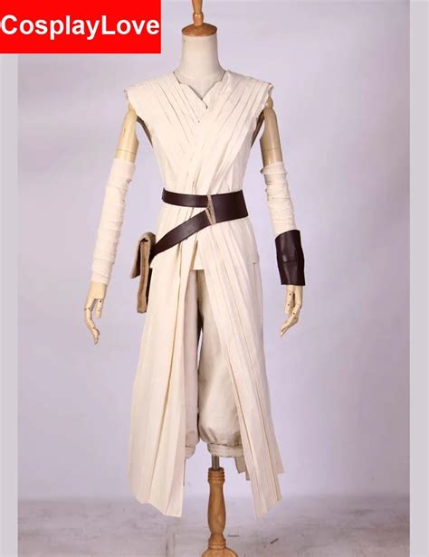 2016 Star Wars Costume Adult The Force Awakens Rey Cosplay Carnival