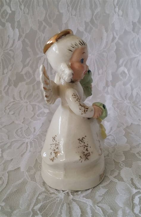 Vintage Relco Japan Porcelain Angel Figurine ~ March Angel ~ 1950s