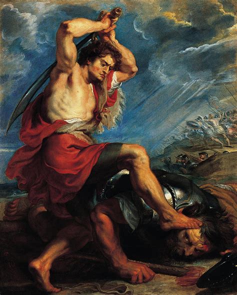 David Slaying Goliath Painting By Peter Paul Rubens Pixels