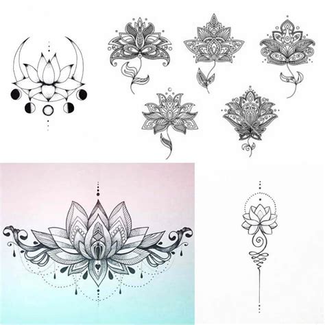 Lotus Flower Tattoo Female Lotus Tattoos Designs With Meaning Тату