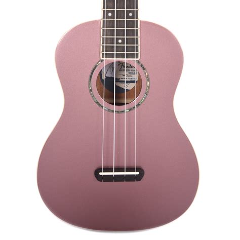 Fender Zuma Classic Concert Ukulele Burgundy Mist | Ukulele, Concert