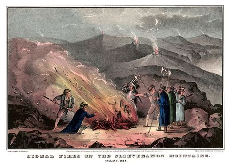 Irish Rebellion 1848 Painting By Nathaniel Currier Fine Art America