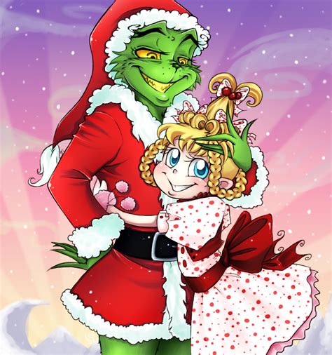 The Grinch And Cindy Lou Who Grinch Characters Grinch Cartoon Movies