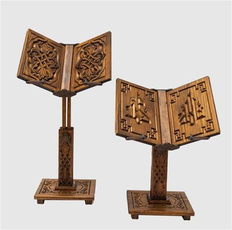 Height Adjustable Carved Wooden Quran Stand Bible Torah Etsy Wooden