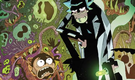 Icv2 Jim Zub And Troy Little Bring Rick And Morty To The Land Of Lovecraft