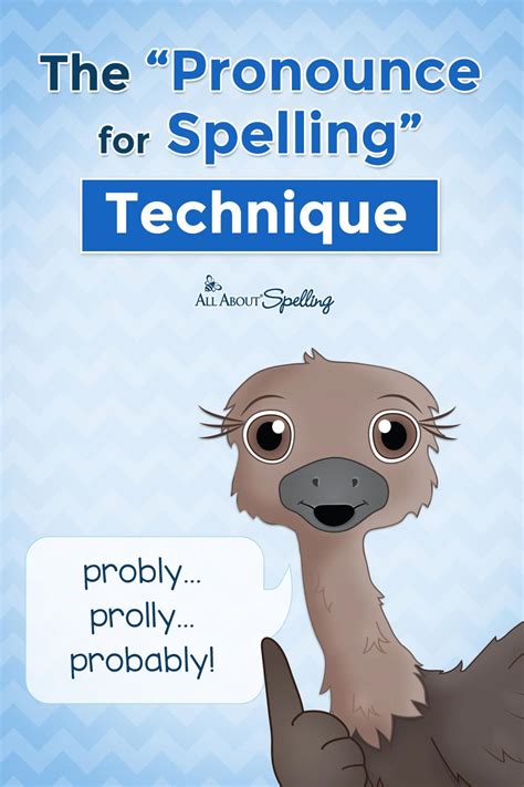 How The Pronounce For Spelling Technique Can Help Your Child