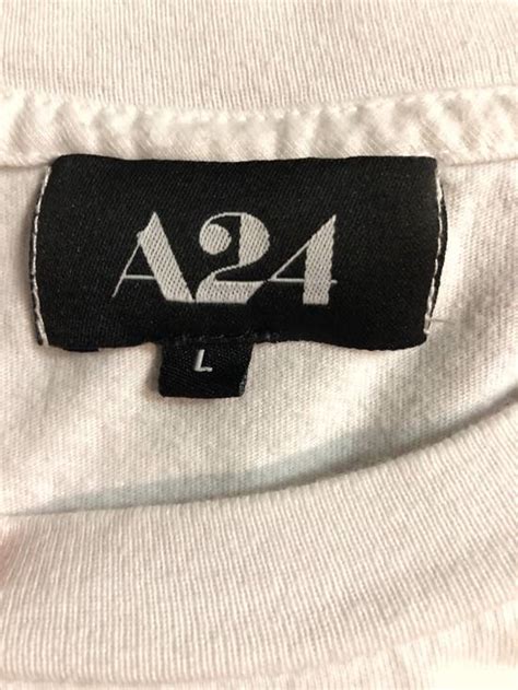 Movie A24 Logo Embroidered T Shirt Grailed