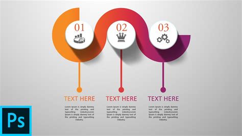 Infographic Tutorial In Photoshop 05 Circle Pie Chart Infographic