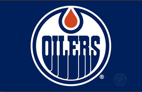 Edmonton Oilers Logo Primary Dark Logo National Hockey League Nhl