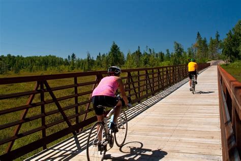 Wi Heart Of Vilas County Paved Bike Trail System Is A 52 Mile Trail