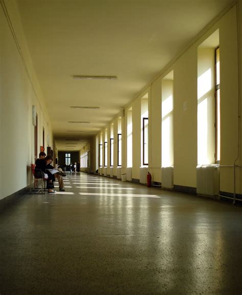A Hallway In A College Free Photo Download Freeimages