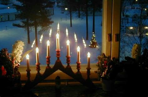 Lovely Swedish Candleabra Beautiful Candles Pure Beeswax Candles