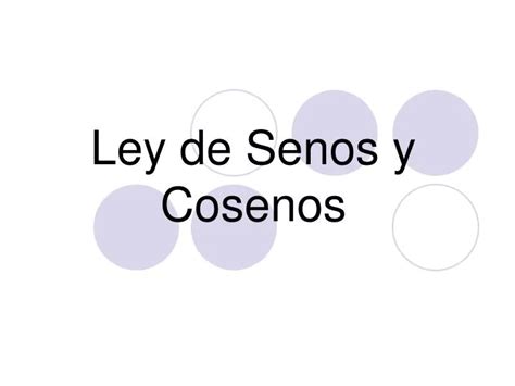 PPT Ley De Senos Y Cosenos PowerPoint Presentation Free Download ID