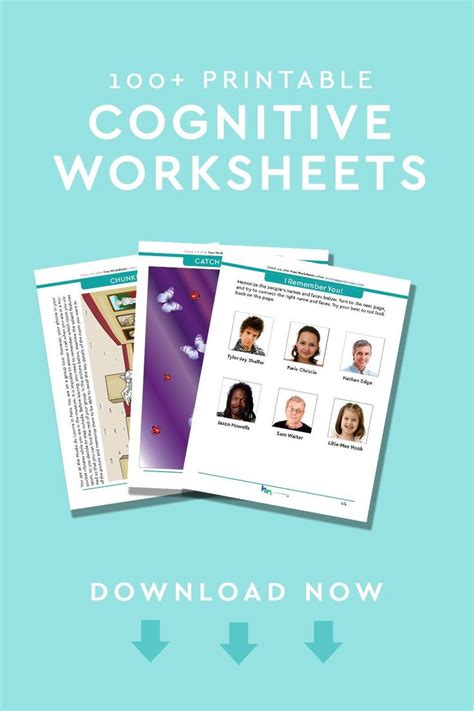 What should your child be reading over the summer? FREE Printable Cognitive Worksheets in 2020 | Cognitive ...