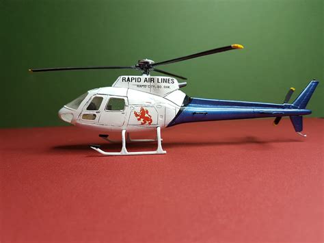 As350 Squirrel Australian Navyarmy Helicopter Plastic Model