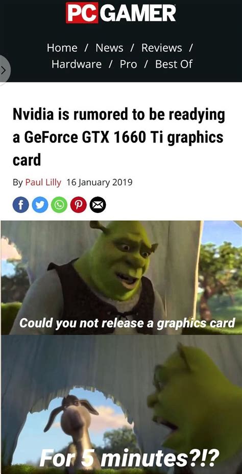 How I Feel About Nvidia Rpcmasterrace