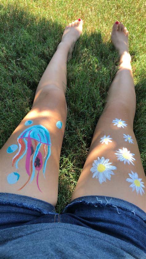 Leg Painting Body Art Ideas