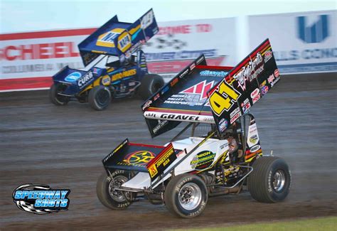 World Of Outlaws Sprint Car Drivers David Gravel And Brad Sweet At
