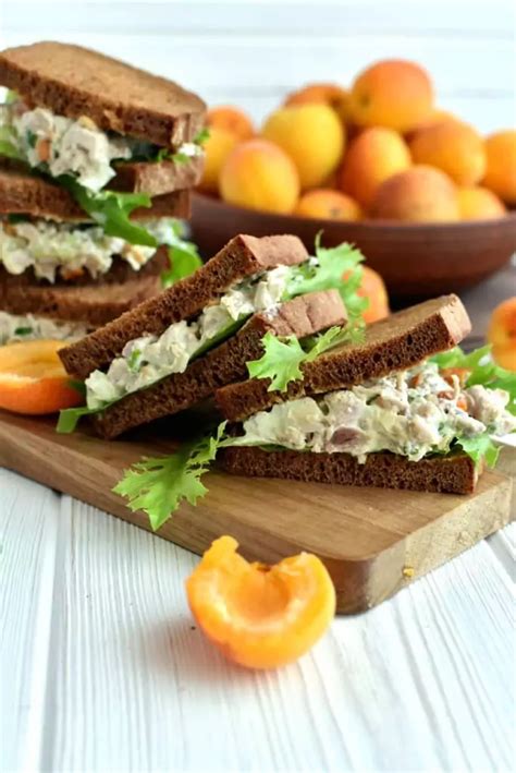 Cashew Apricots Turkey Salad Sandwiches Recipe Cook Me Recipes