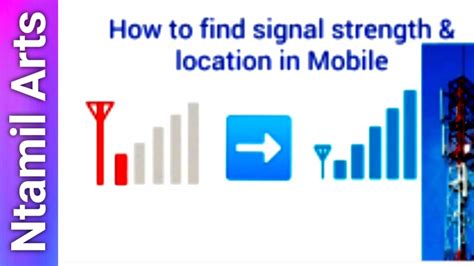 How To Increase And Find Signal Strength For Mobile Network Ntamil Arts