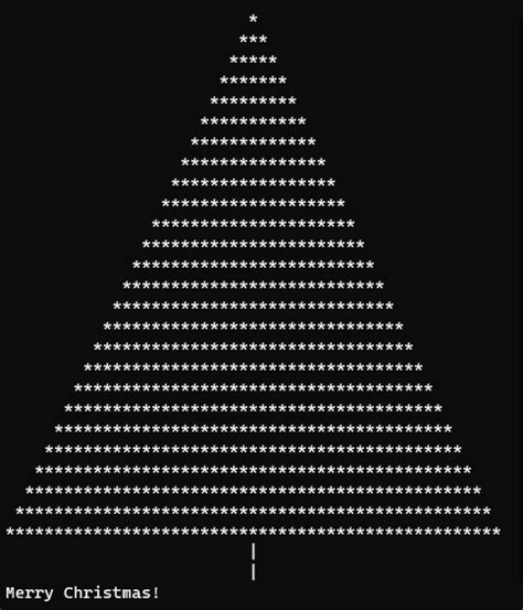 Colorful Ascii Christmas Tree In C By Chatgpt Martin Zikmund