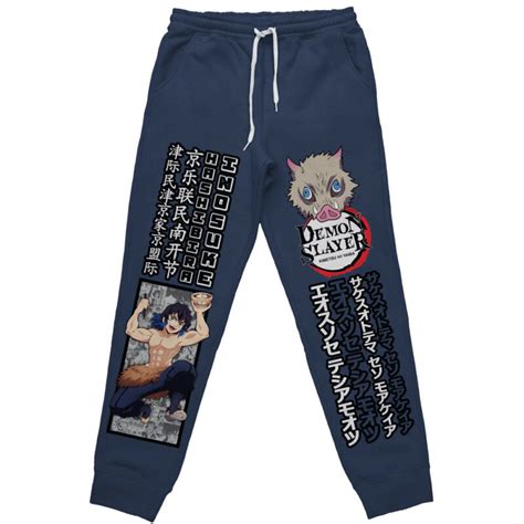 Hashibira Inosuke Demon Slayer Streetwear Sweatpants Anime Bape